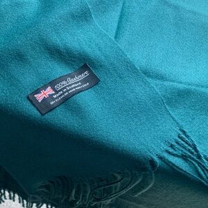 Green Cashmere Scarf